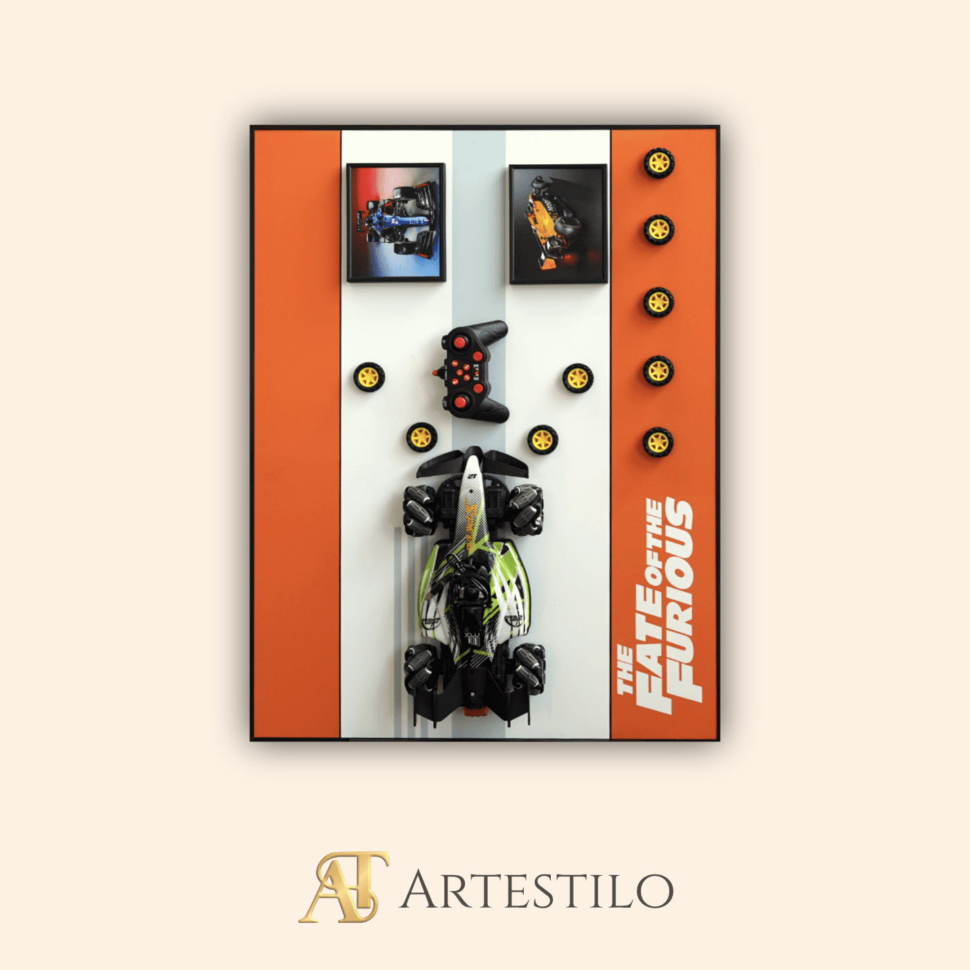 Pintura con carro