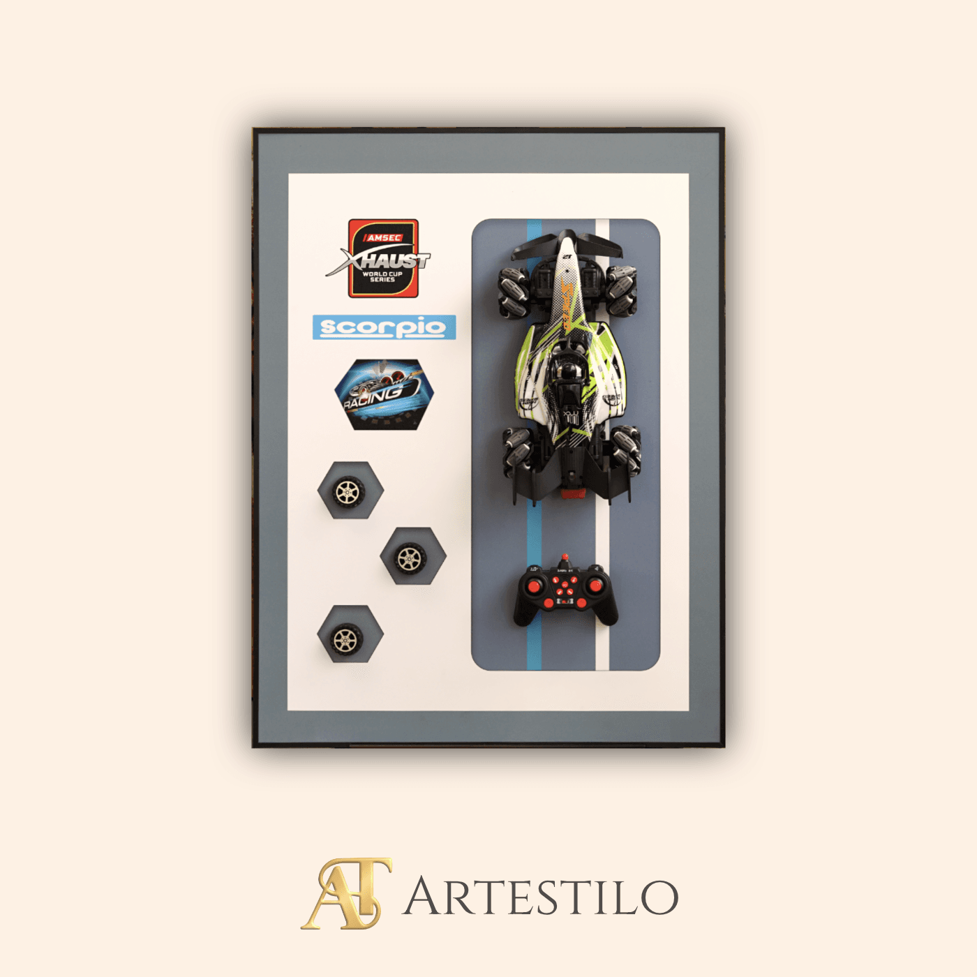 Pintura con carro