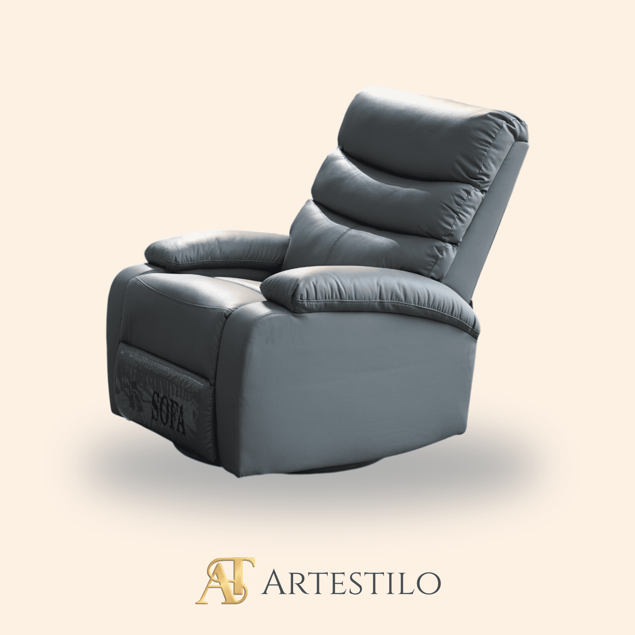 Giratorio, mecedor, reclinable y descansa pies