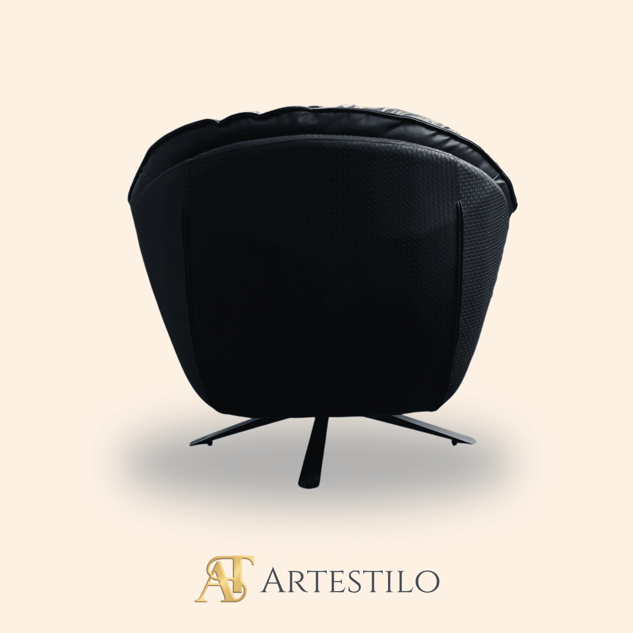 Sillón Huevo Negro