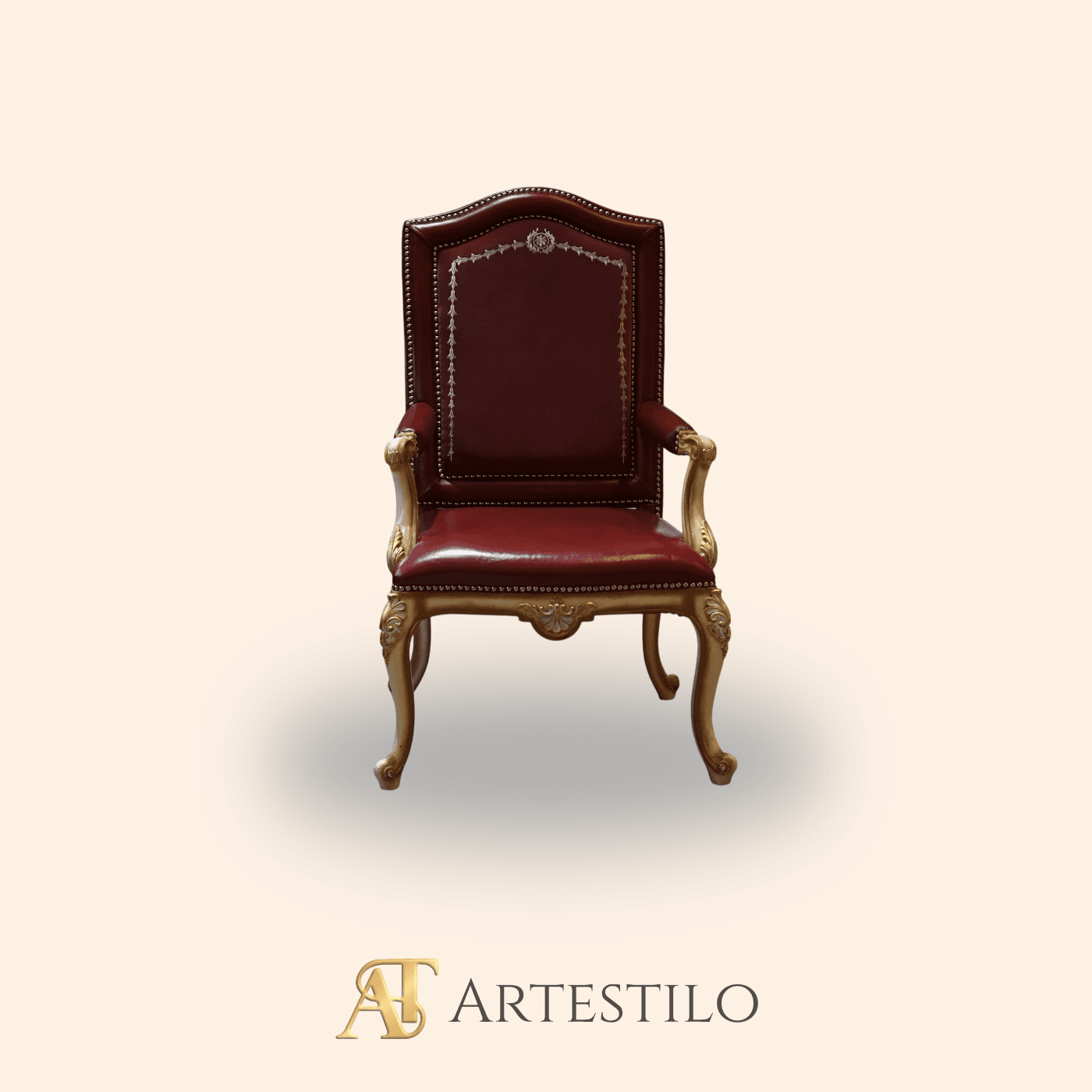 Silla roja elegante