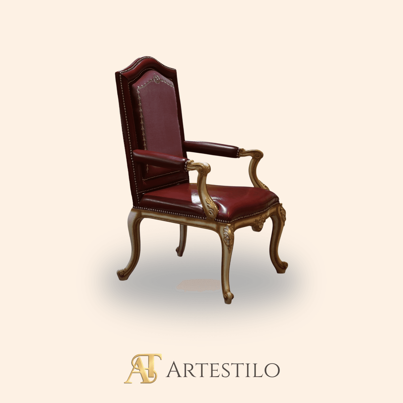 Silla roja elegante